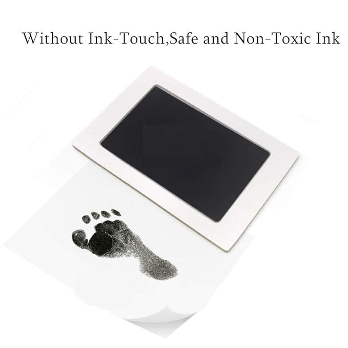 Safe Inkless For 6-12 Months Baby Handprint And Baby Footprint Ink Pad