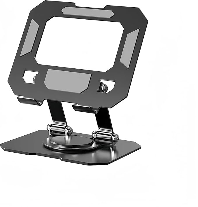 Aluminum 360 Rotating Portable Adjustable Folding Tablet Stand Holder for I Pad, Tablet, Smartphones