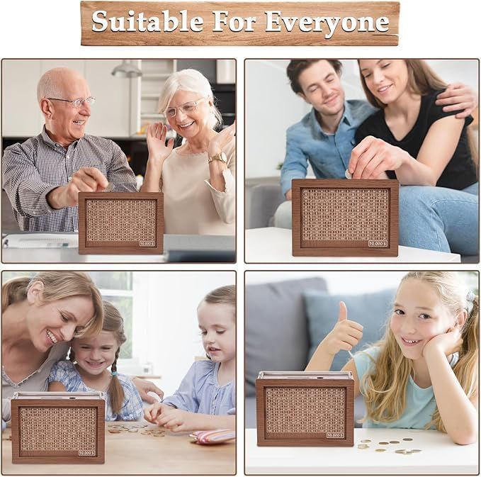 Digi Collections wooden Money Saving Bank