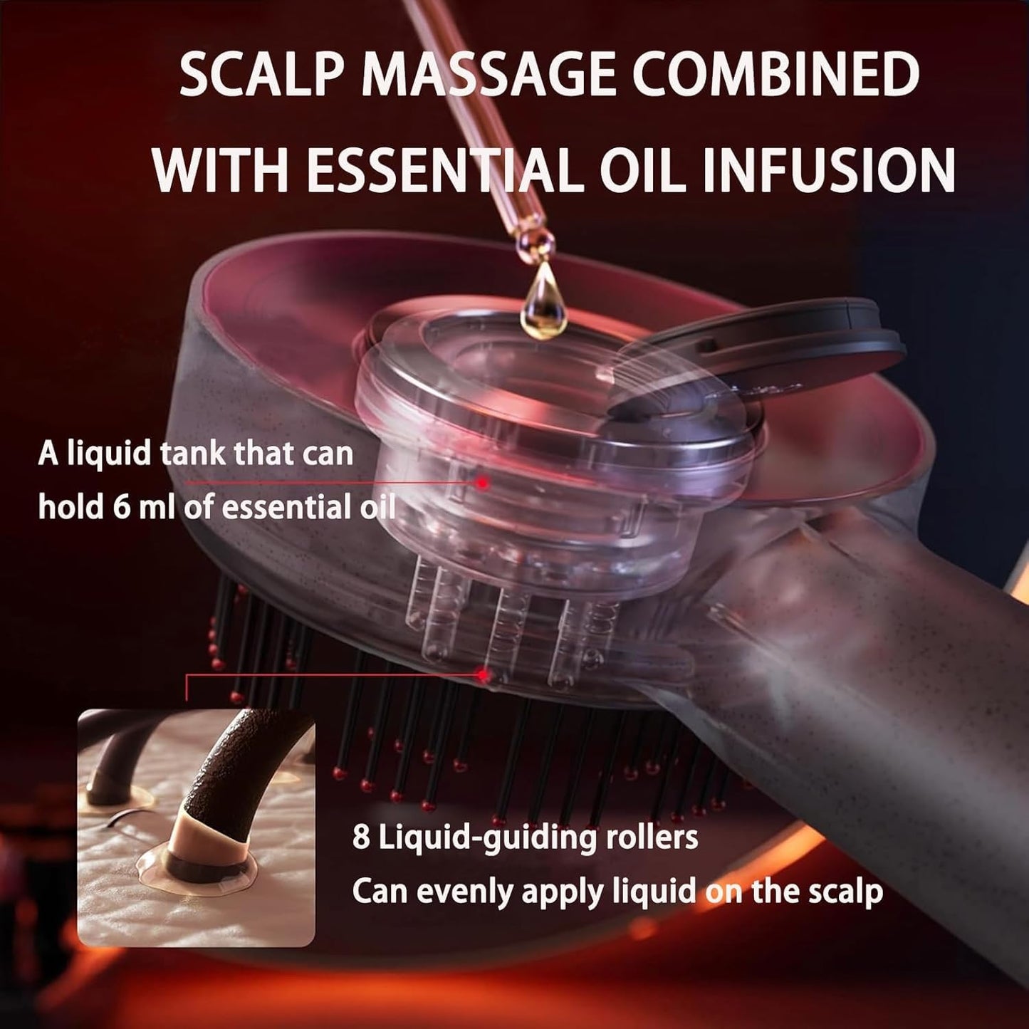Digi Collections Earwig Electric Scalp Massaging Brush