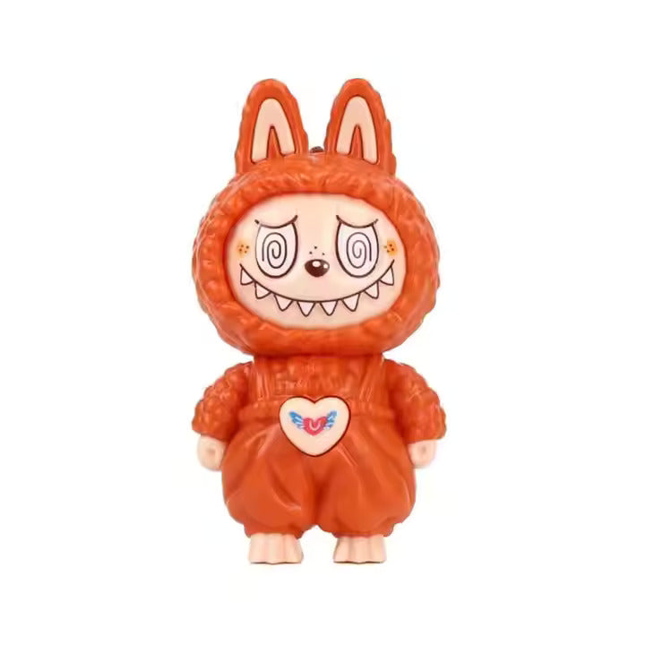 Face Changing Labubu Keychain