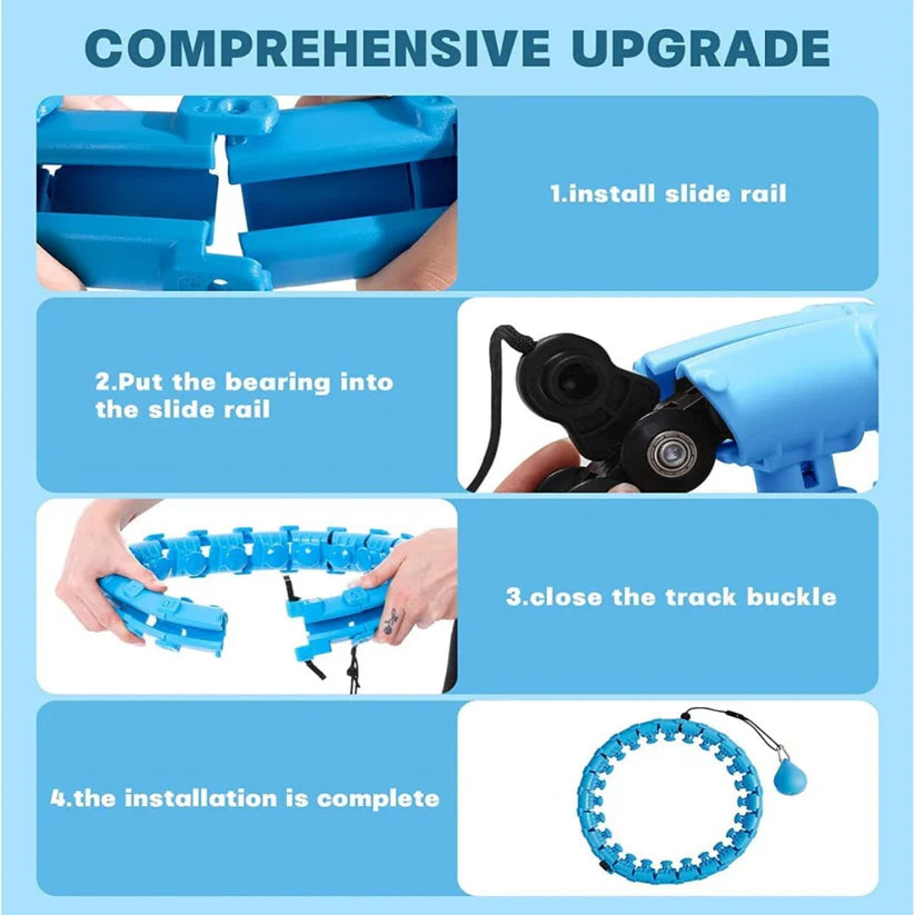 🔥 UltraHoop Weighted Smart Hula Hoop🎯