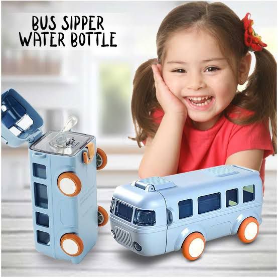 Bus Sipper Water Bottle