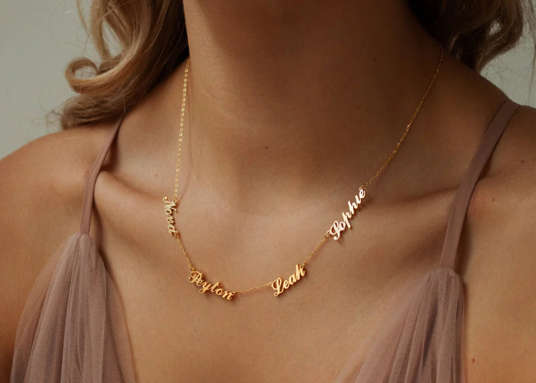 Multiple Name Necklace