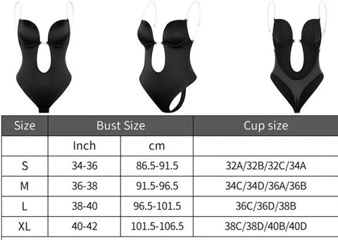 🔥 Women’s Backless Body Bra Shaper