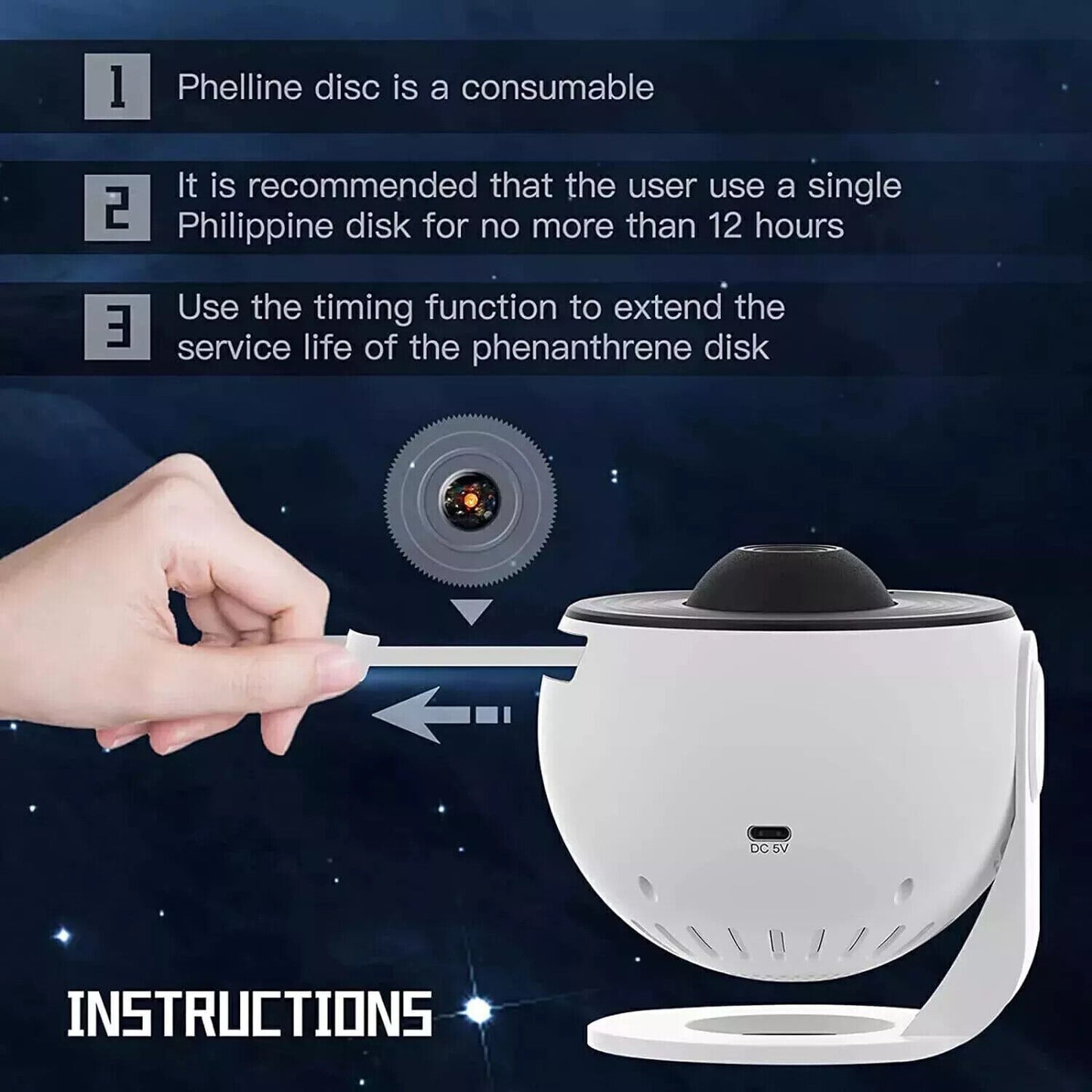 12-in-1 Planetarium Galaxy Projector for Kids 🌟