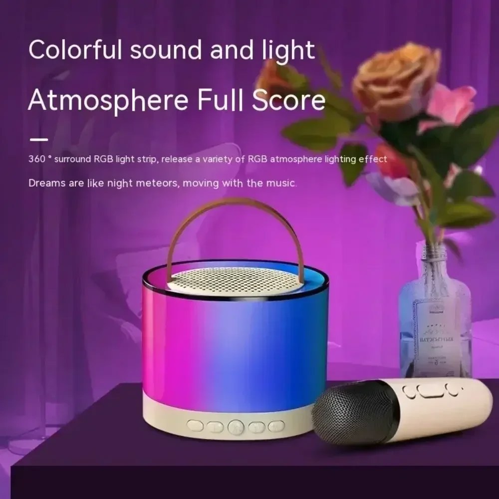 Wireless Bluetooth Speaker Multifunctional RGB Light Portable Music Player