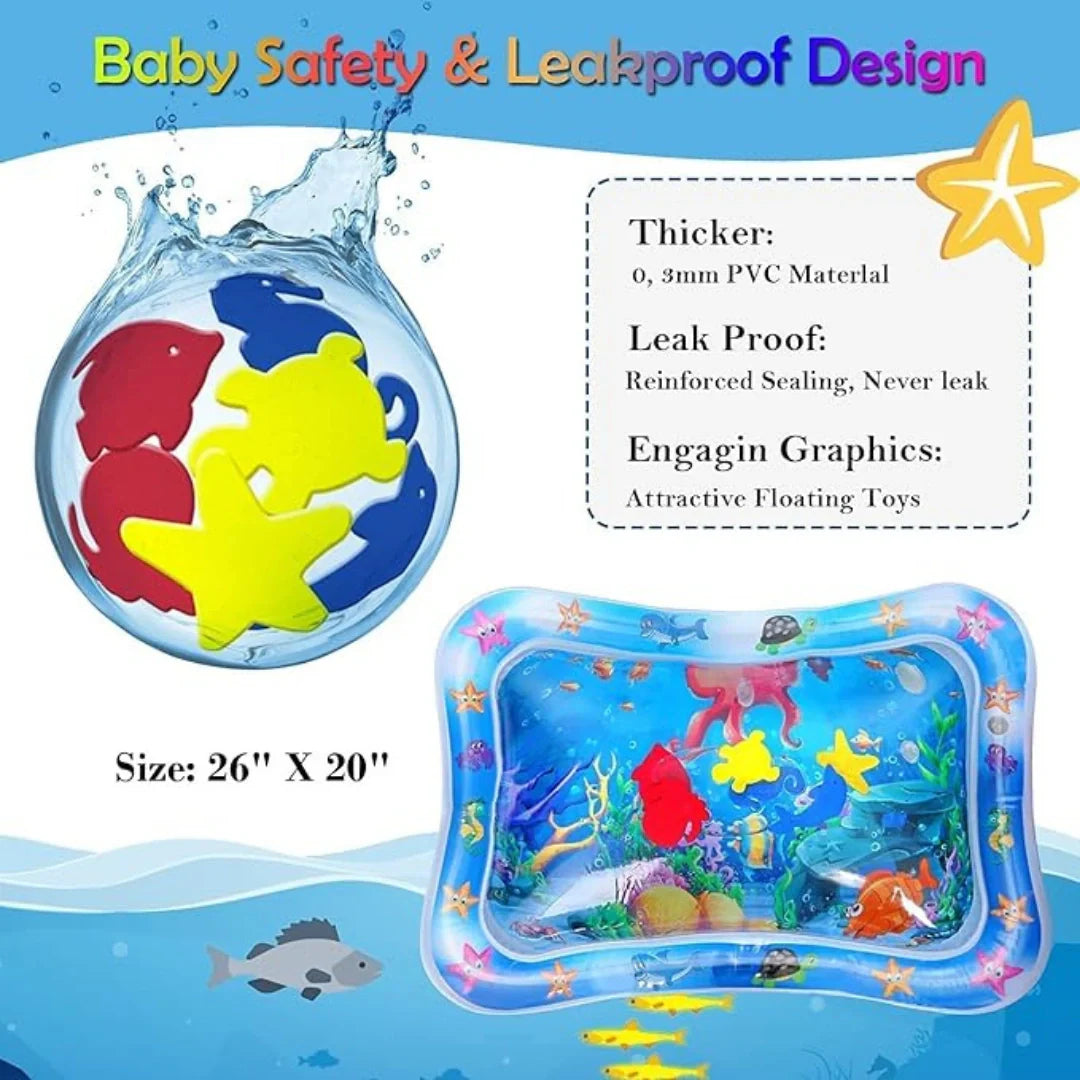 Tummy Time Baby Water Play Mat