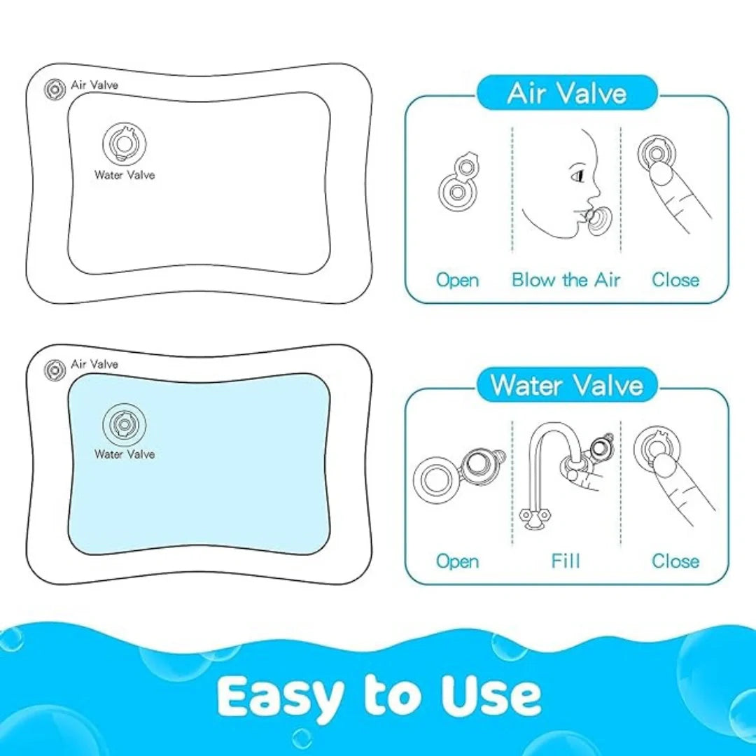 Tummy Time Baby Water Play Mat