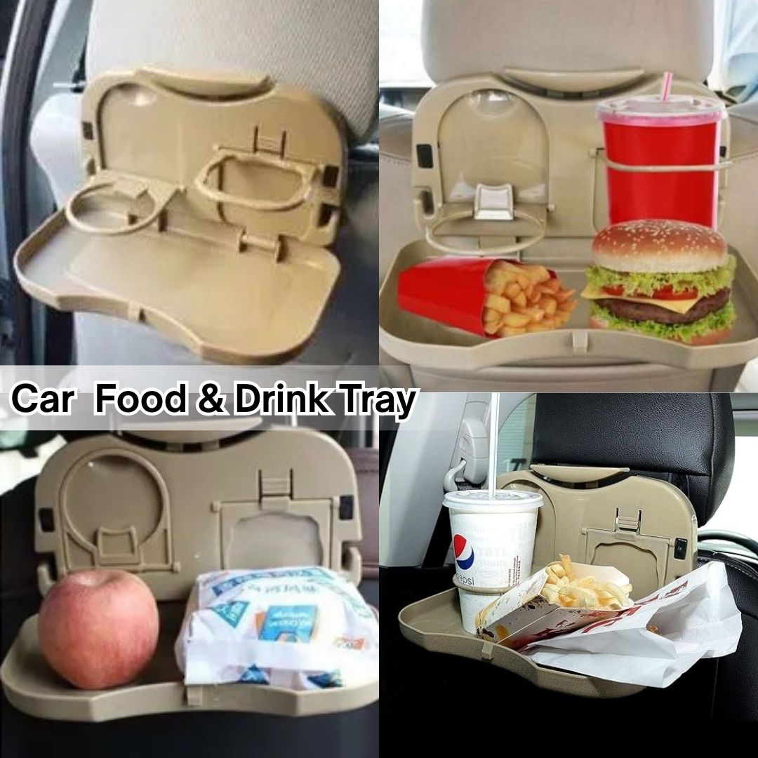 Portable Car Back Seat Hanging Dining Tray Stand