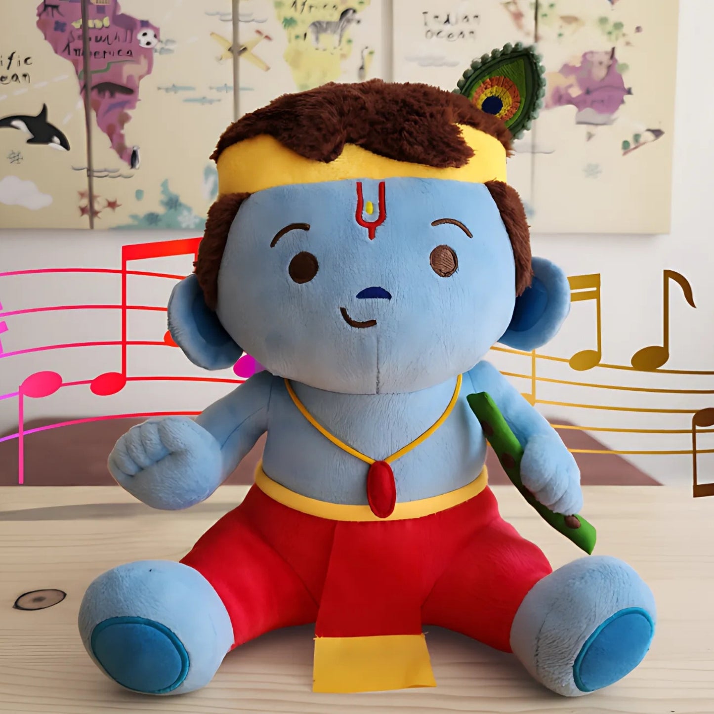 Baby Krishna Mantra Singing Soft Toys