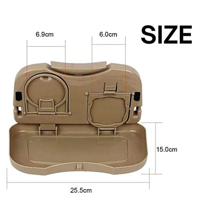 Portable Car Back Seat Hanging Dining Tray Stand