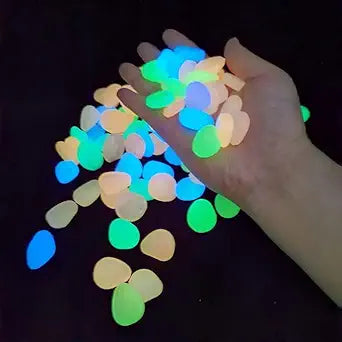 NightGlow Decorative Pebble Light Stones