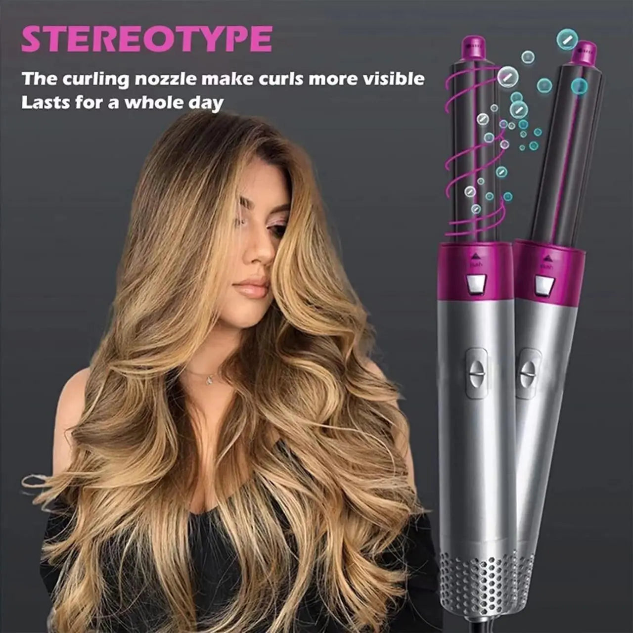 Digi Collections 5 in 1 Multifunctional Hair Dryer