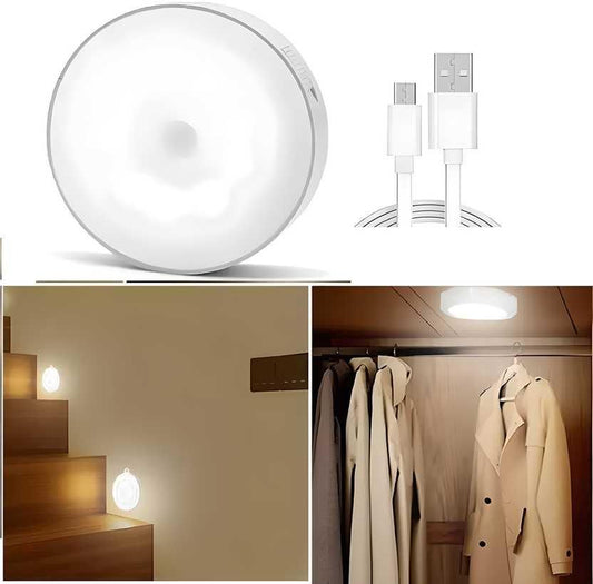 (Pack Of 2) Motion Sensor Light with USB Charging