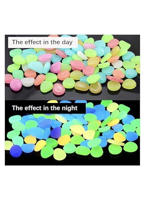 NightGlow Decorative Pebble Light Stones