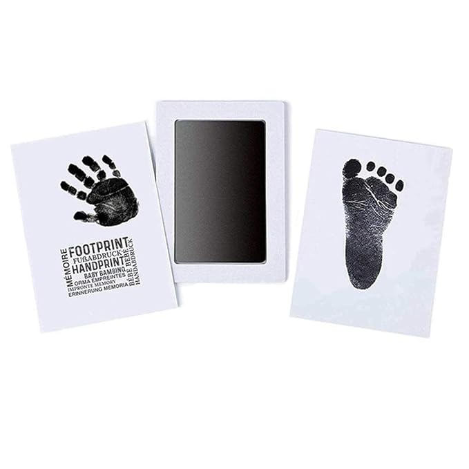 Safe Inkless For 6-12 Months Baby Handprint And Baby Footprint Ink Pad
