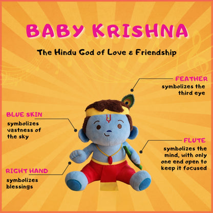 Baby Krishna Mantra Singing Soft Toys
