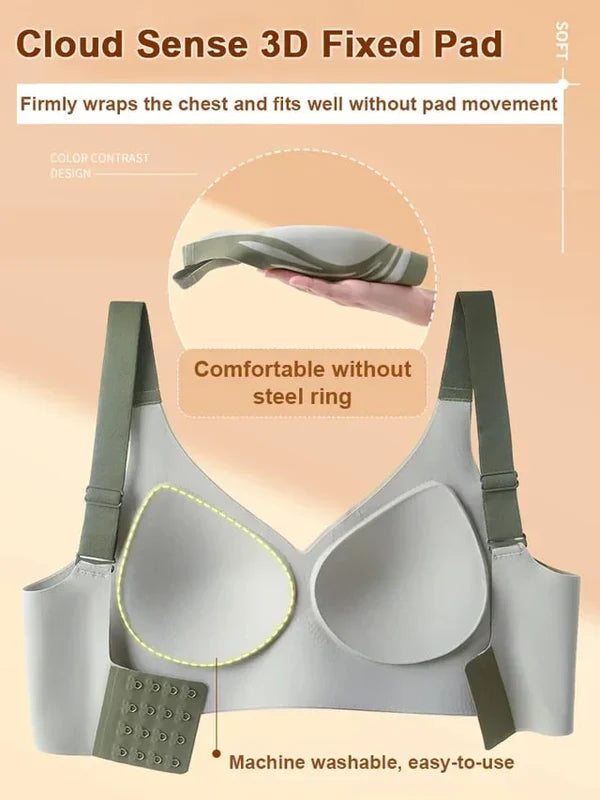 🔥 Dubai Premium Designer Edition Anti-Sagging Mega Lift Push-Up Bra (Pack of 3)