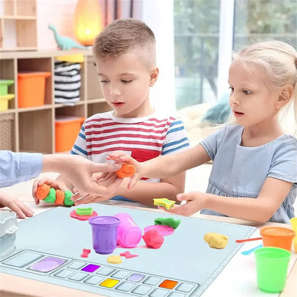 Silicone Craft Mat for Painting Play Doh and Clay for Kids