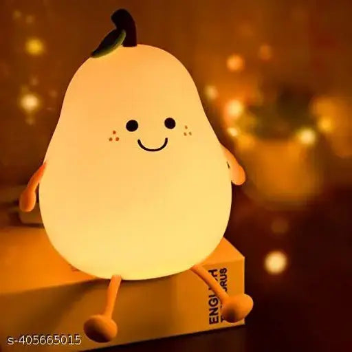 Night Light Pear Cute LED Nursery Nightlight Lamp