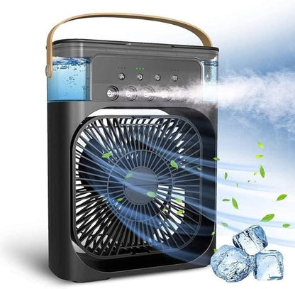 Portable Air Conditioner Fan, Mini Evaporative Air Cooler with Color LED Light