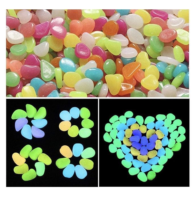 NightGlow Decorative Pebble Light Stones