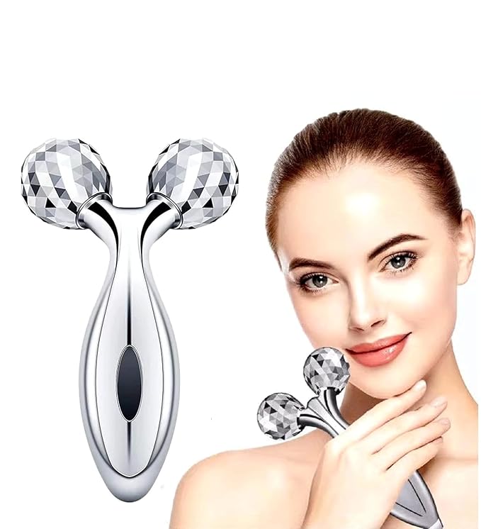 3D Face Massager Roller for Glowing Skin, Facial Sculpting, and Relaxation