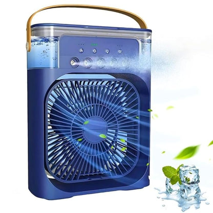 Portable Air Conditioner Fan, Mini Evaporative Air Cooler with Color LED Light