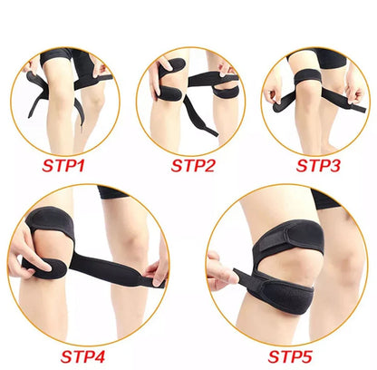 Patella Knee Support Strap - Joint Pain Relief for Men & Women (Pack of 1)