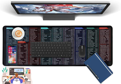 Short Cut Key Mouse Pad