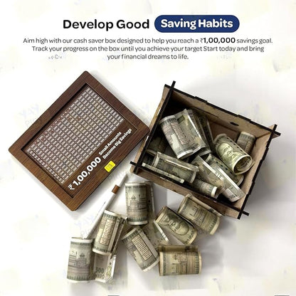 Digi Collections wooden Money Saving Bank
