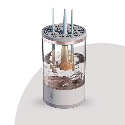 Makeup Brush Cleaner Machine, Electric Cosmetic Beauty Makeup Brushes with Brush Protective Cover and Cleaning Mat