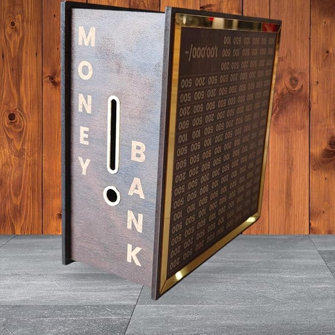 Digi Collections wooden Money Saving Bank