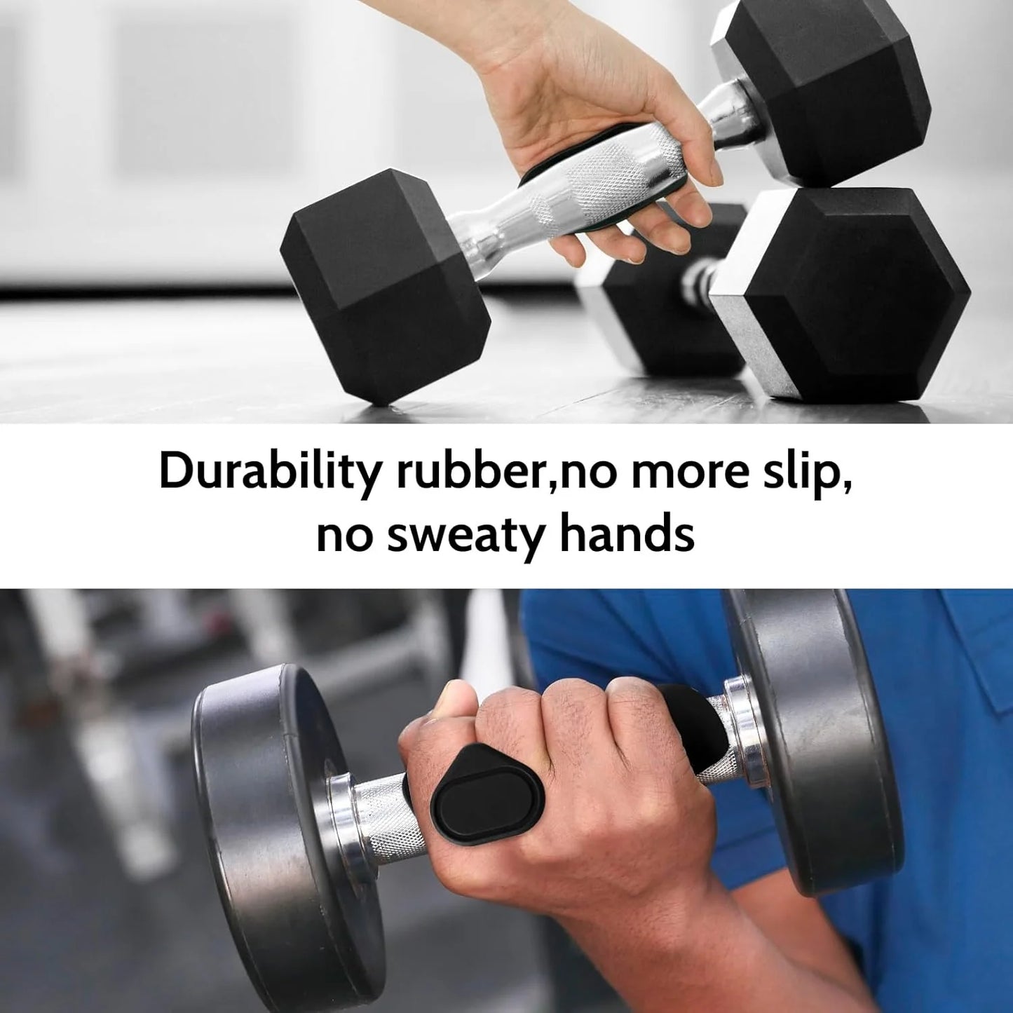 Silicone Anti-Slip Workout Grips 2.0