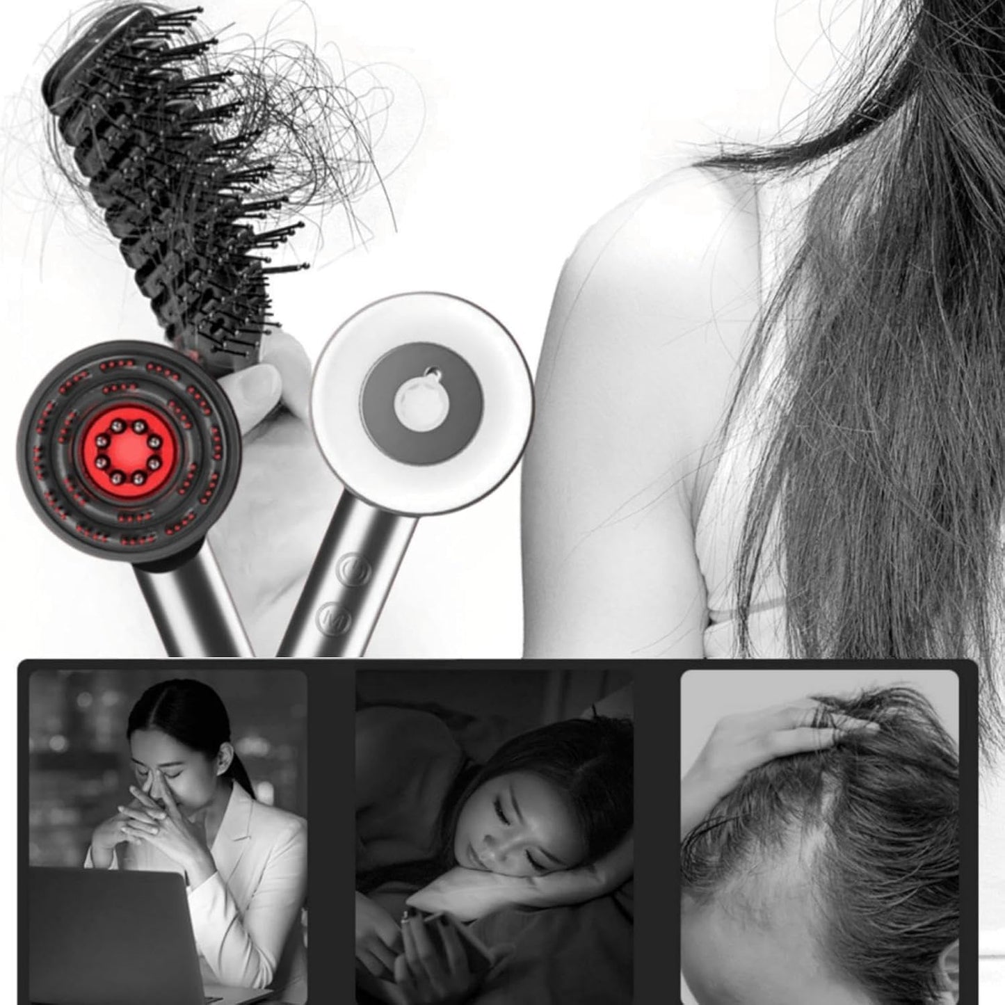 Digi Collections Earwig Electric Scalp Massaging Brush