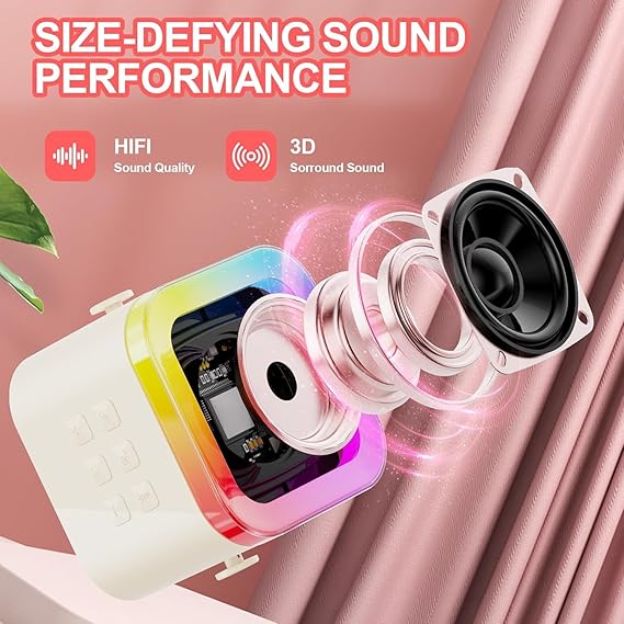 Digi Collections Mini Portable Bluetooth Karaoke Machine