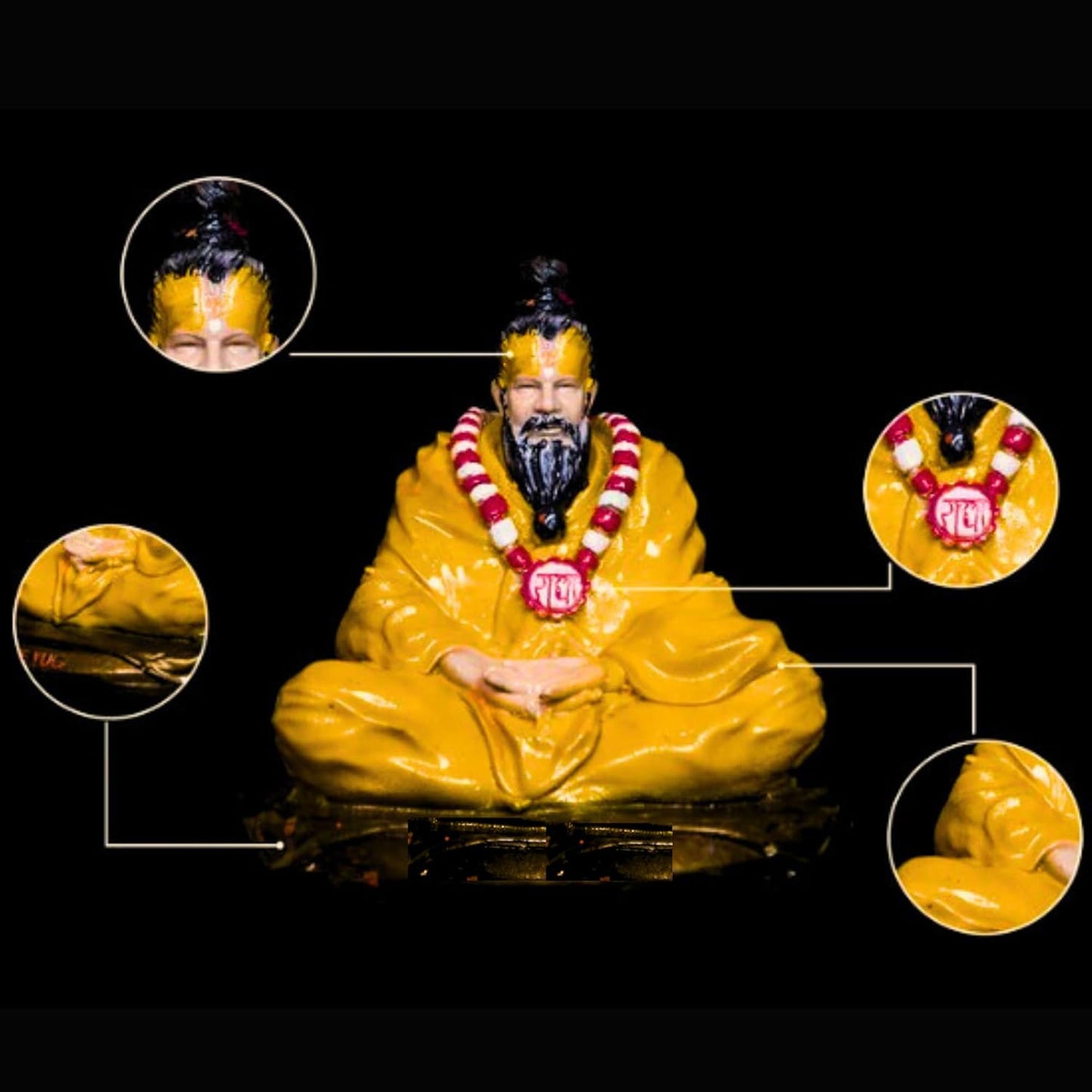 Premanand Ji Maharaj Idol – Divine Blessing Statue, Handcrafted and Detailed Figurine