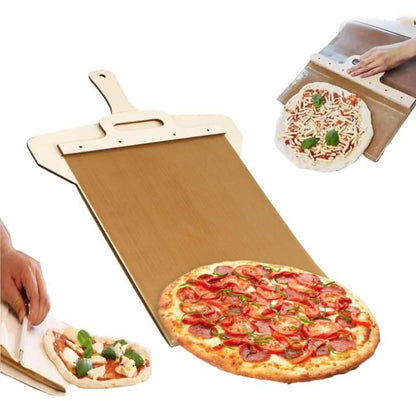 Wooden Pizza Paddle with Smooth Handle