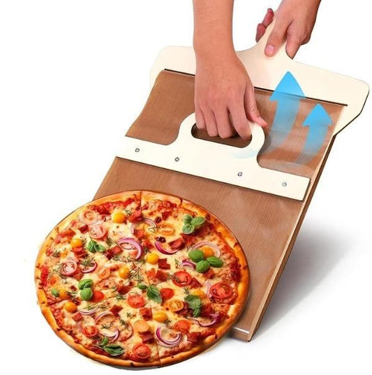 Wooden Pizza Paddle with Smooth Handle