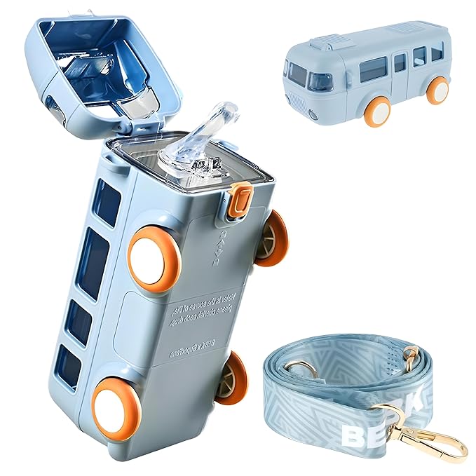 Bus Sipper Water Bottle