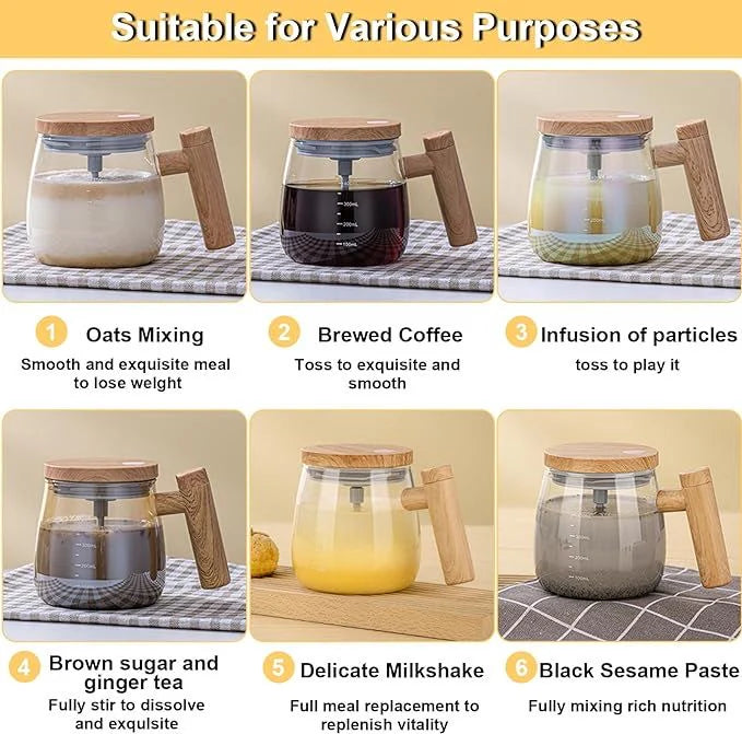 Electric Self-Stirring Coffee Mug ⚡