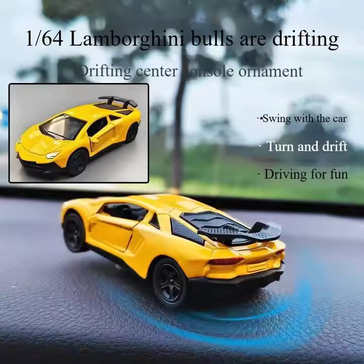 Digi Collections Neon Bentley Drift Car  Dashboard Decor