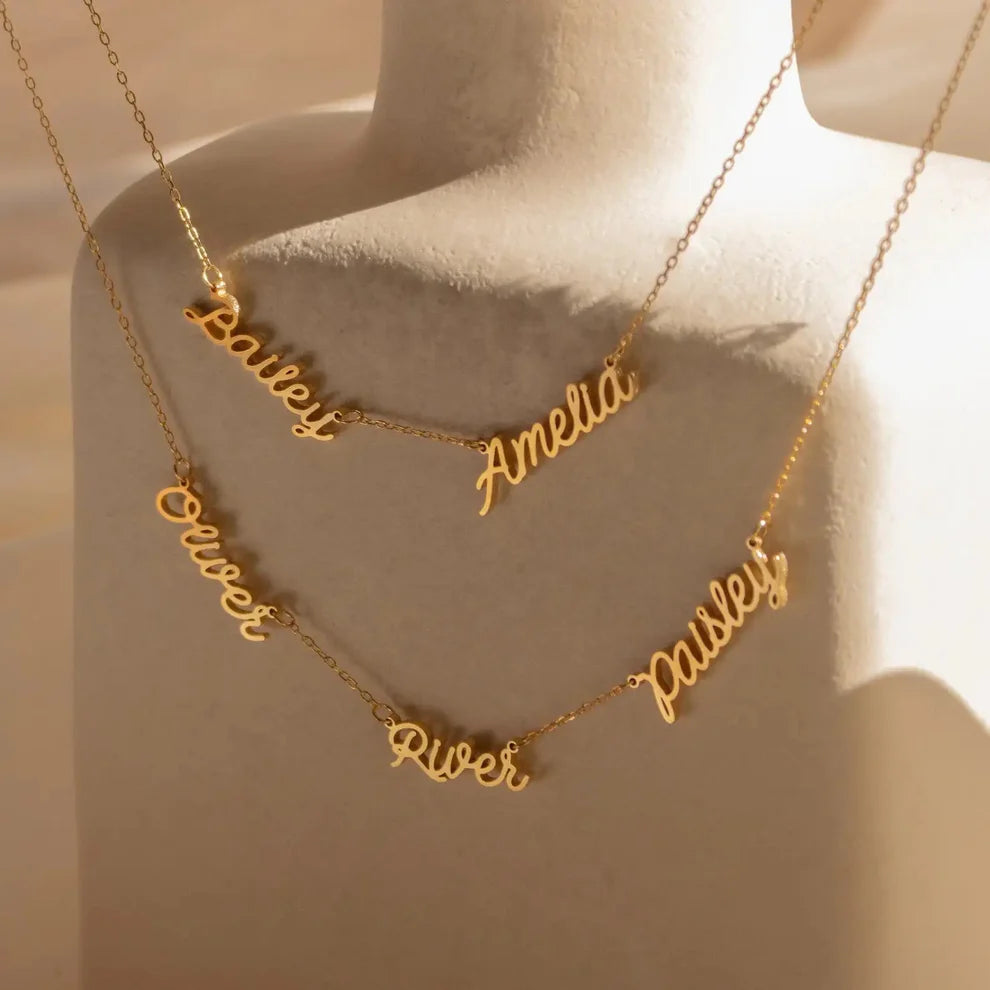 Multiple Name Necklace