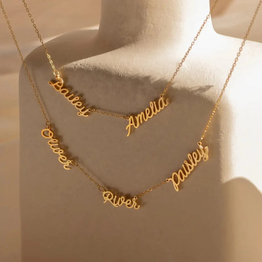 Multiple Name Necklace