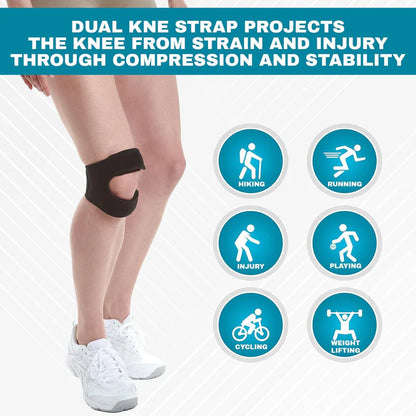 Patella Knee Support Strap - Joint Pain Relief for Men & Women (Pack of 1)