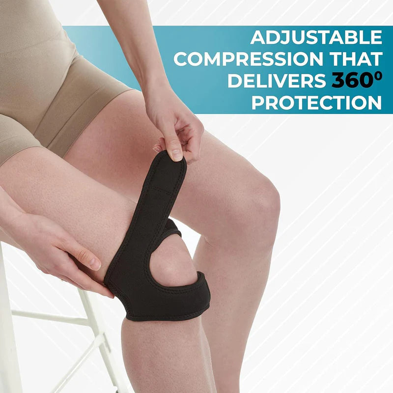 Patella Knee Support Strap - Joint Pain Relief for Men & Women (Pack of 1)