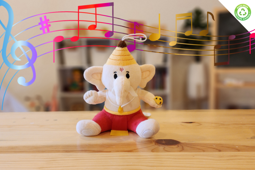 Digi Collections  Ganesh Mantra Singing Plush Toy