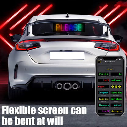 Flex LED Panel – Car LED Devil Eyes Display | 7"x3" USB 5V Matrix Panel