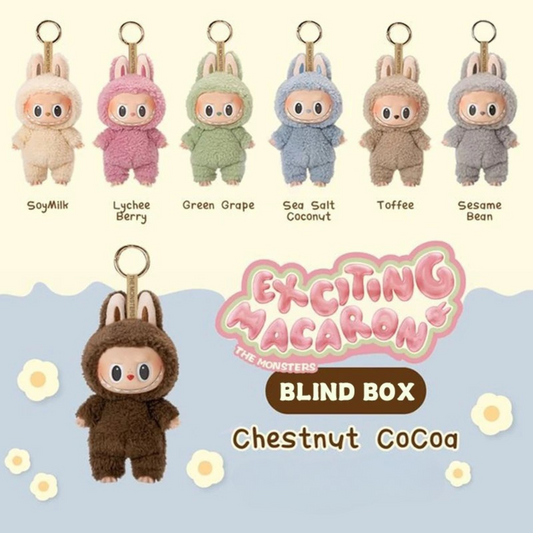 Original POP MART The Monsters Macaron Series Labubu Blind Box